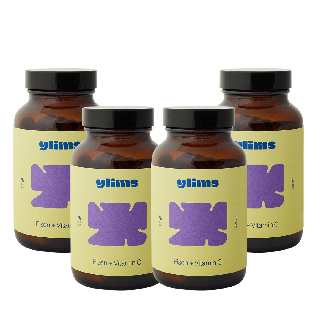 Eisen + Vitamin C, 90 Kapseln