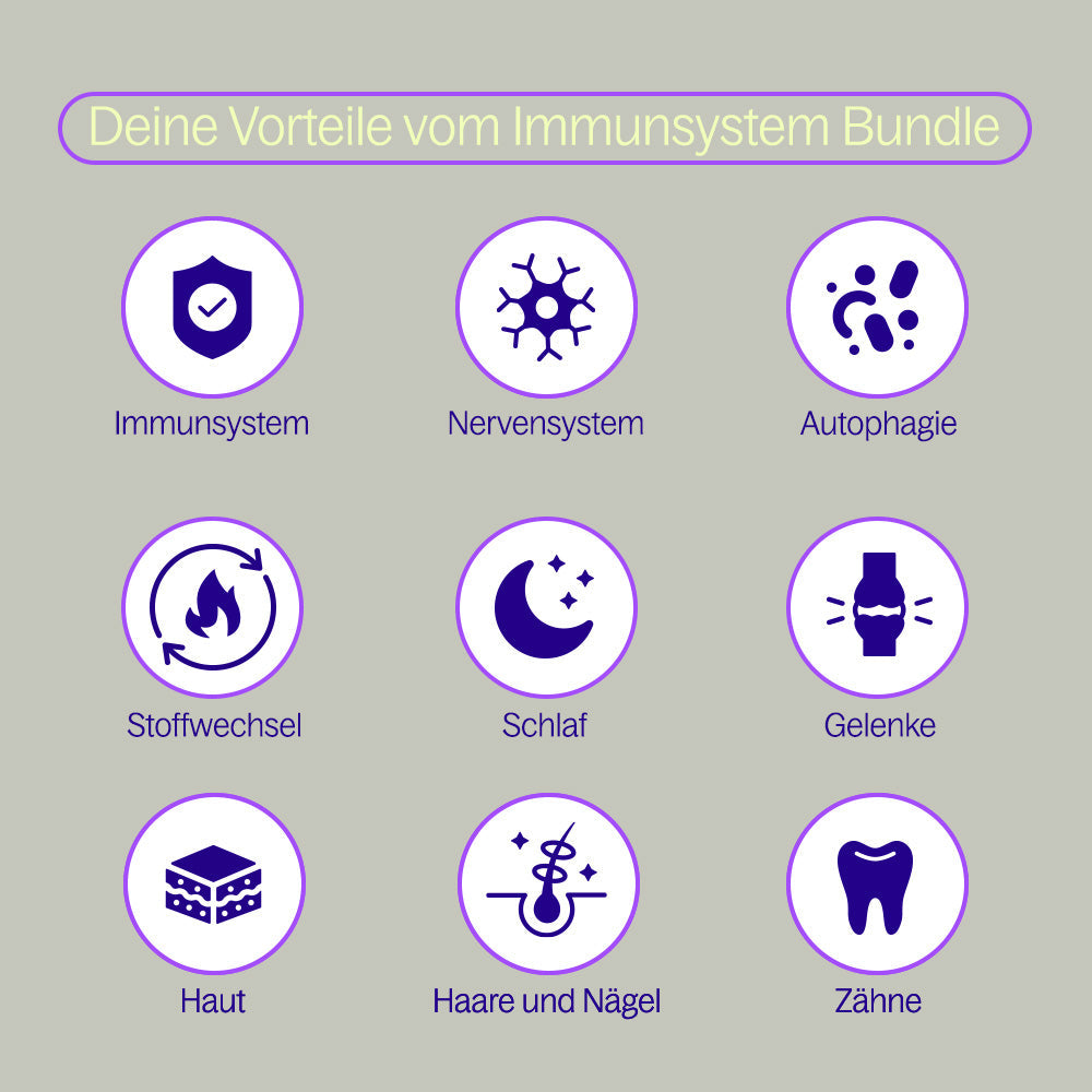 Immunsystem Bundle für deine natürlichen Abwehrkräfte
