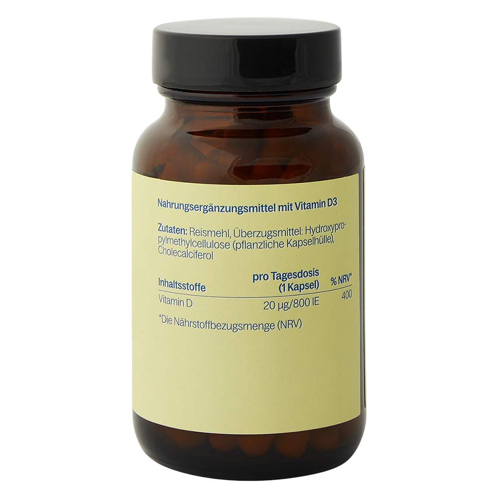 Nahrungsergänzungsmittel mit Vitamin D3